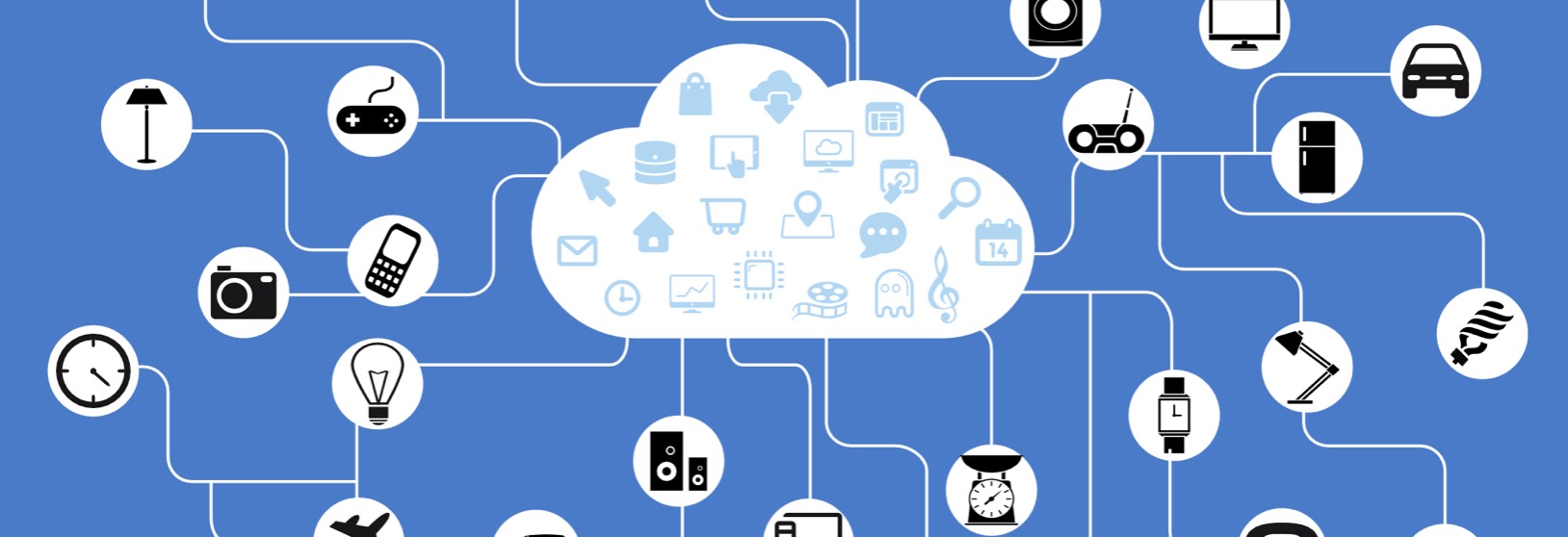 Illustration d'appareils connectés au cloud